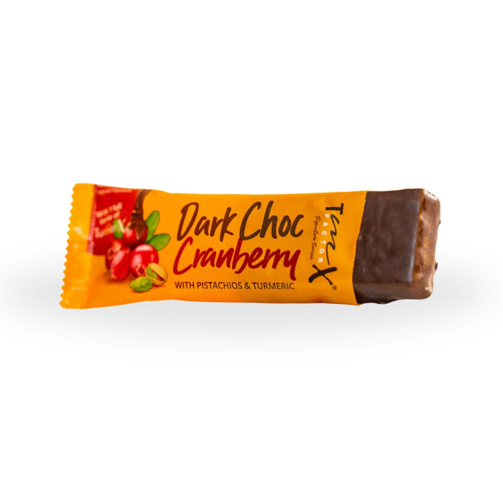 TmX Factor Dark Choc Cranberry Energy Bars