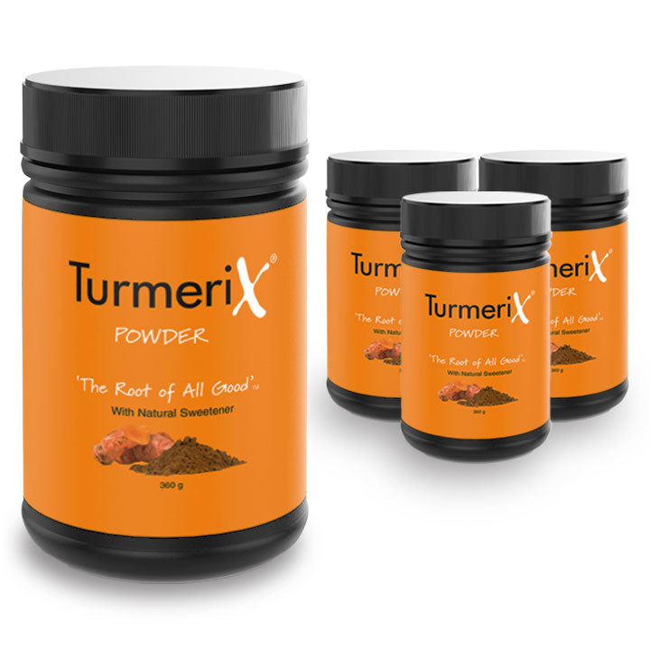 4 Pack | TurmeriX® Powder 360g Tub (save $20.00) - buyturmerix