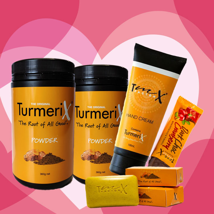 
                  
                    2 Pack | TurmeriX® Powder 360g Tub (save $10.00)
                  
                