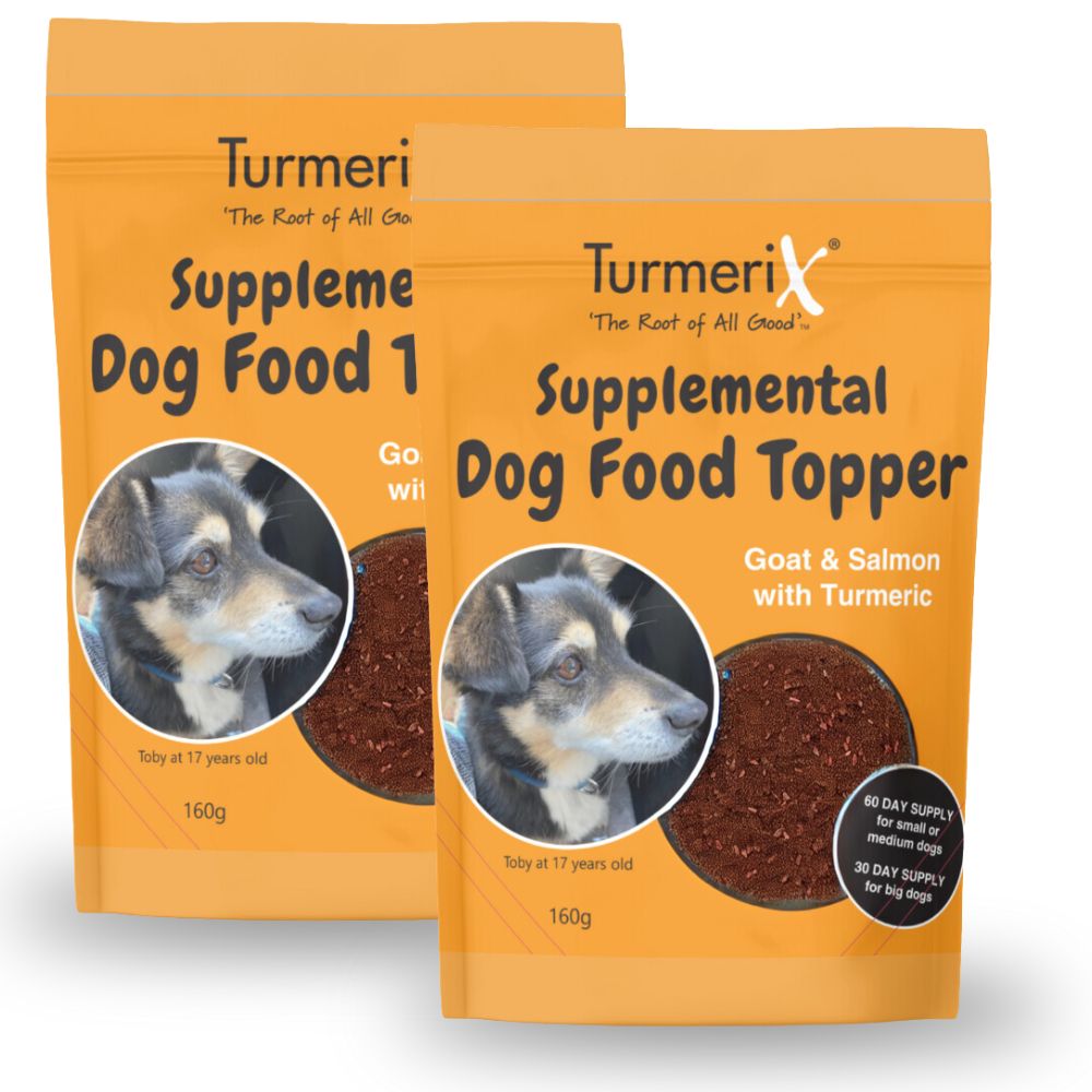 2 Pack | TurmeriX® Dog Treats | Supplemental Dog Food Topper - buyturmerix