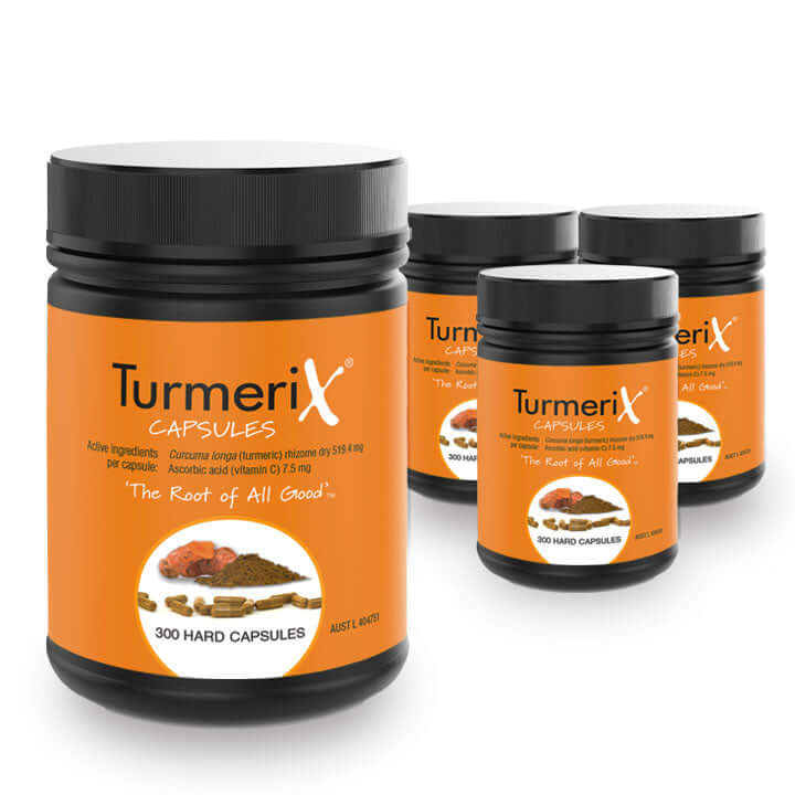 TurmeriX turmeric capsules 4-pack bulk buy value