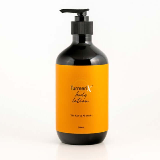 TurmeriX Body Lotion 500ml bottle with pump dispenser