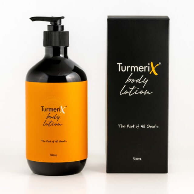 TurmeriX Body Lotion 500ml with retail box packaging