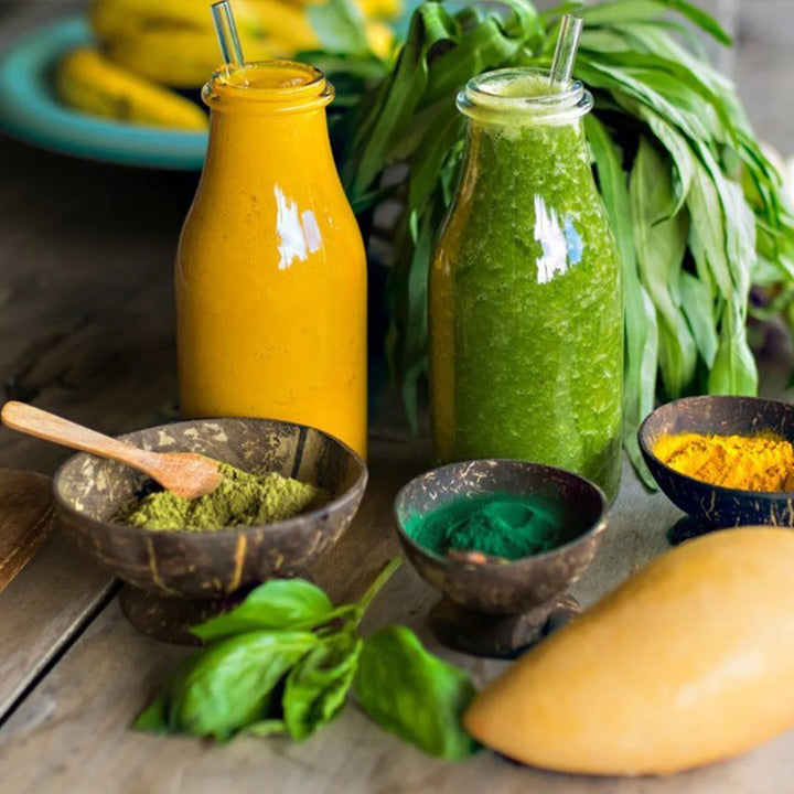 TurmeriX turmeric powder blended in smoothie